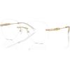 imageMichael Kors Womens Mk3077 Kyoto Round Prescription Eyewear FramesShiny Light GoldDemo Lens