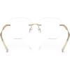 imageMichael Kors Womens Mk3077 Kyoto Round Prescription Eyewear FramesShiny Light GoldDemo Lens