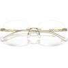 imageMichael Kors Womens Mk3077 Kyoto Round Prescription Eyewear FramesShiny Light GoldDemo Lens