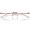 imageMichael Kors Womens Mk3077 Kyoto Round Prescription Eyewear FramesShiny Rose GoldDemo Lens