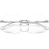 imageMichael Kors Womens Mk3077 Kyoto Round Prescription Eyewear FramesShiny SilverDemo Lens