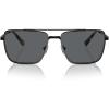imageMichael Kors Mens Mk1154 Blue Ridge Square SunglassesShiny BlackDark Grey Solid