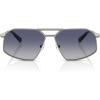 imageMichael Kors Mens Mk1167 Mar Vista Hexagonal SunglassesShiny GunmetalBlue Gradient