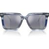 imageMichael Kors Mens Mk2217u Abruzzo Universal Fit Square SunglassesBlue HornBlue Mirrored Gradient
