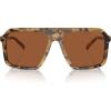 imageMichael Kors Mens Mk2218u Murren Universal Fit Square SunglassesVintage TortoiseBrown Solid