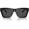 imageMichael Kors Mens Mk2225u Pebble Beach Universal Fit Square SunglassesBlackDark Grey Solid