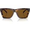 imageMichael Kors Mens Mk2225u Pebble Beach Universal Fit Square SunglassesDark TortoiseDark Brown Solid Polarized