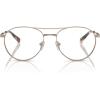 imageMichael Kors Womens MK3069 Edgartown Round Prescription Eyewear Frames Rose GoldDemo Lens 54 mm