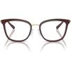 imageMichael Kors Womens Mk3032 Coconut Grove Square Prescription Eyewear FramesDark RedDemo Lens