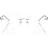 imageMichael Kors Womens Mk3077 Kyoto Round Prescription Eyewear FramesShiny SilverDemo Lens