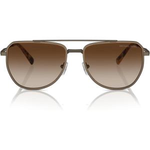 imageMichael Kors Mens Mk1155 Whistler Aviator SunglassesMatte HuskBrown Gradient