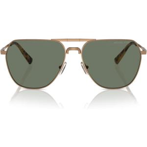 imageMichael Kors Mens Mk1156 Keswick Aviator SunglassesShiny GoldOlive Green