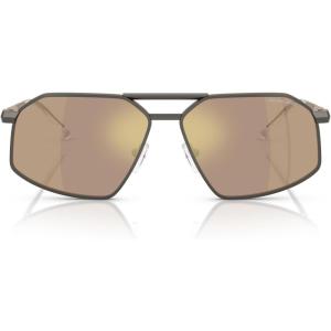 imageMichael Kors Mens Mk1167 Mar Vista Hexagonal SunglassesMatte GunmetalHusk Mirrored
