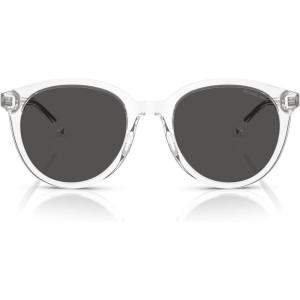 imageMichael Kors Mens Mk2227 Big Bend Round SunglassesClearDark Grey Solid