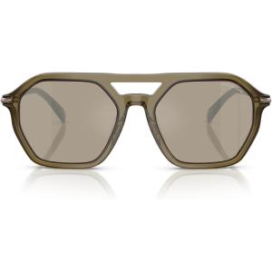 imageMichael Kors Mens Mk2251u Jackson Hole Universal Fit Aviator SunglassesOlive TransparentOlive Mirrored