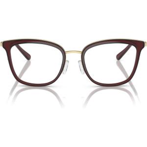 imageMichael Kors Womens Mk3032 Coconut Grove Square Prescription Eyewear FramesDark RedDemo Lens
