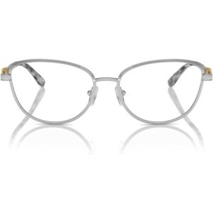 imageMichael Kors Womens Mk3076b Cordoba Cat Eye Prescription Eyewear FramesShiny SilverDemo Lens