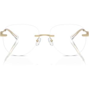 imageMichael Kors Womens Mk3077 Kyoto Round Prescription Eyewear FramesShiny Light GoldDemo Lens