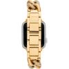 imageMichael Kors Band for Apple Watch Stainless Steel Smart Watch Bands for Women Compatible with Apple Watch 38mm 40mm 41mm3845MM Gold Chain