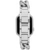 imageMichael Kors Band for Apple Watch Stainless Steel Smart Watch Bands for Women Compatible with Apple Watch 38mm 40mm 41mm3845MM Silver Chain