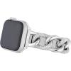 imageMichael Kors Band for Apple Watch Stainless Steel Smart Watch Bands for Women Compatible with Apple Watch 38mm 40mm 41mm3845MM Silver Chain