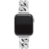 imageMichael Kors Band for Apple Watch Stainless Steel Smart Watch Bands for Women Compatible with Apple Watch 38mm 40mm 41mm3845MM Silver Chain