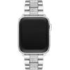 imageMichael Kors Band for Apple Watch Stainless Steel Smart Watch Bands for Women Compatible with Apple Watch 38mm 40mm 41mmSilver Pav