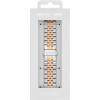 imageMichael Kors Band for Apple Watch Stainless Steel Smart Watch Bands for Women Compatible with Apple Watch 38mm 40mm 41mmTriTone SilverGoldRose Gold