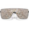 imageMichael Kors Mens Mk1152 Snowmass Rectangular SunglassesMatte GunmetalMk Mirrored
