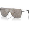 imageMichael Kors Mens Mk1152 Snowmass Rectangular SunglassesMatte GunmetalMk Mirrored
