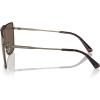 imageMichael Kors Mens Mk1152 Snowmass Rectangular SunglassesMatte HuskGold Mirrored