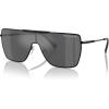 imageMichael Kors Mens Mk1152 Snowmass Rectangular SunglassesShiny BlackDark Grey Mirrored