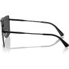 imageMichael Kors Mens Mk1152 Snowmass Rectangular SunglassesShiny BlackDark Grey Mirrored