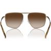 imageMichael Kors Mens Mk1153 Silverton Aviator SunglassesMatte HuskBrown Gradient