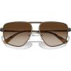 imageMichael Kors Mens Mk1153 Silverton Aviator SunglassesMatte HuskBrown Gradient