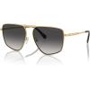 imageMichael Kors Mens Mk1153 Silverton Aviator SunglassesShiny GoldLight Grey Gradient