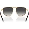imageMichael Kors Mens Mk1153 Silverton Aviator SunglassesShiny GoldLight Grey Gradient