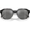 imageMichael Kors Mens Mk2216u Eger Universal Fit Round SunglassesBlack HornGrey Mirrored Gradient