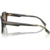 imageMichael Kors Mens Mk2216u Eger Universal Fit Round SunglassesOlive HornOlive Green Mirrored