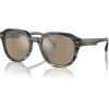 imageMichael Kors Mens Mk2216u Eger Universal Fit Round SunglassesOlive HornOlive Green Mirrored
