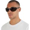 imageMichael Kors Mens Mk2226 Zion Rectangular SunglassesBlackDark Grey Solid