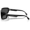 imageMichael Kors Mens Mk2226 Zion Rectangular SunglassesBlackDark Grey Solid