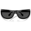 imageMichael Kors Mens Mk2226 Zion Rectangular SunglassesBlackDark Grey Solid