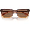 imageMichael Kors Mens Mk2250u Everglades Universal Fit Cat Eye SunglassesAmber GradientBrown Solid
