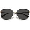 imageMichael Kors Womens MK1143D Fuji Cat Eye Sunglasses Light GoldDark Grey Solid 61 mm