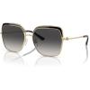 imageMichael Kors Womens Mk1141 Greenpoint Square SunglassesLight GoldBlack InsertGrey Gradient