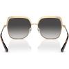 imageMichael Kors Womens Mk1141 Greenpoint Square SunglassesLight GoldCrystal InsertGrey Gradient