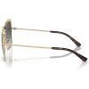 imageMichael Kors Womens Mk1141 Greenpoint Square SunglassesLight GoldCrystal InsertGrey Gradient