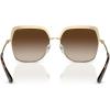 imageMichael Kors Womens Mk1141 Greenpoint Square SunglassesLight GoldDark Tortoise InsertBrown Gradient