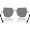 imageMichael Kors Womens Mk1141 Greenpoint Square SunglassesSilverCrystal InsertSilver Mirrored